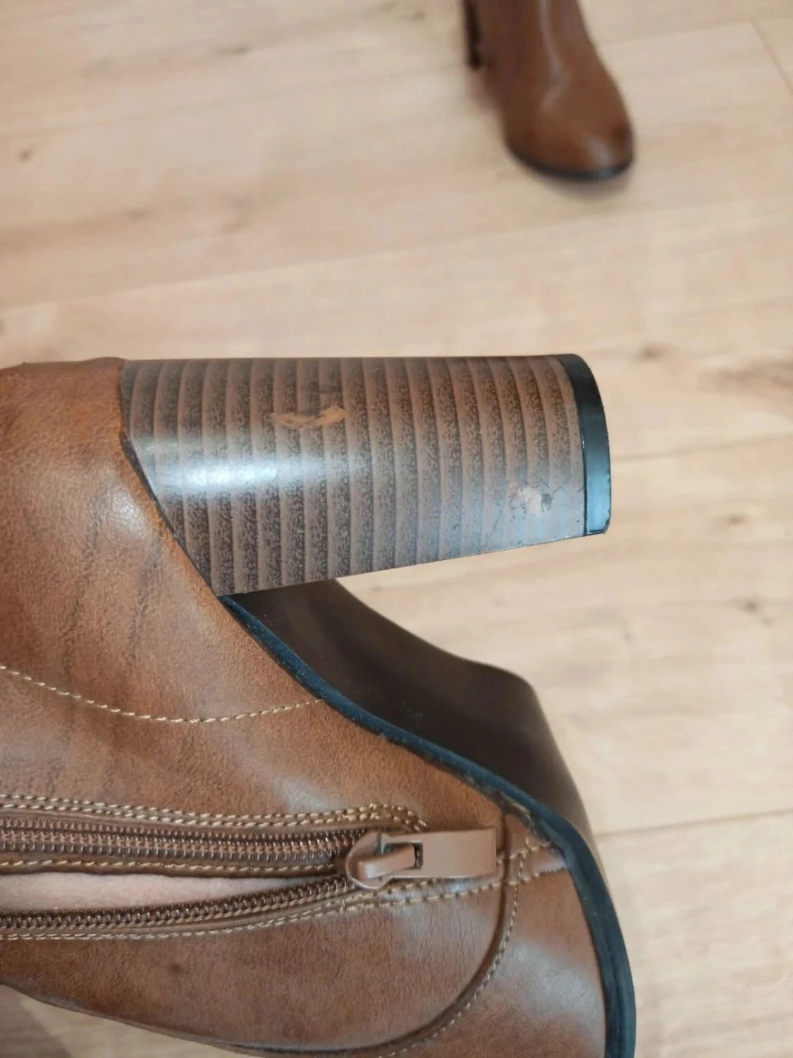 Paire bottines marron – photo 7